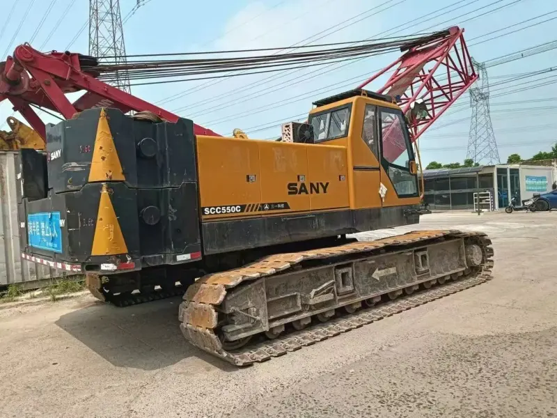 Used Sany SCC550C crawler crane in good working condition