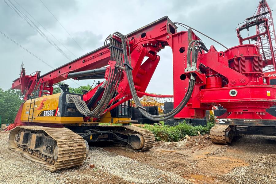 Used Sany SR235 Drilling Rig