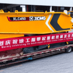XCMG crawler cranes working on Southeast Asia infrastructure projects