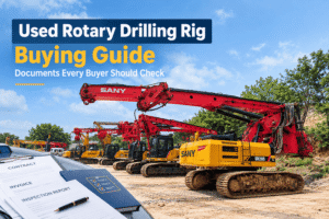 Used Rotary Drilling Rig Buying Documents: What Buyers Should Check
