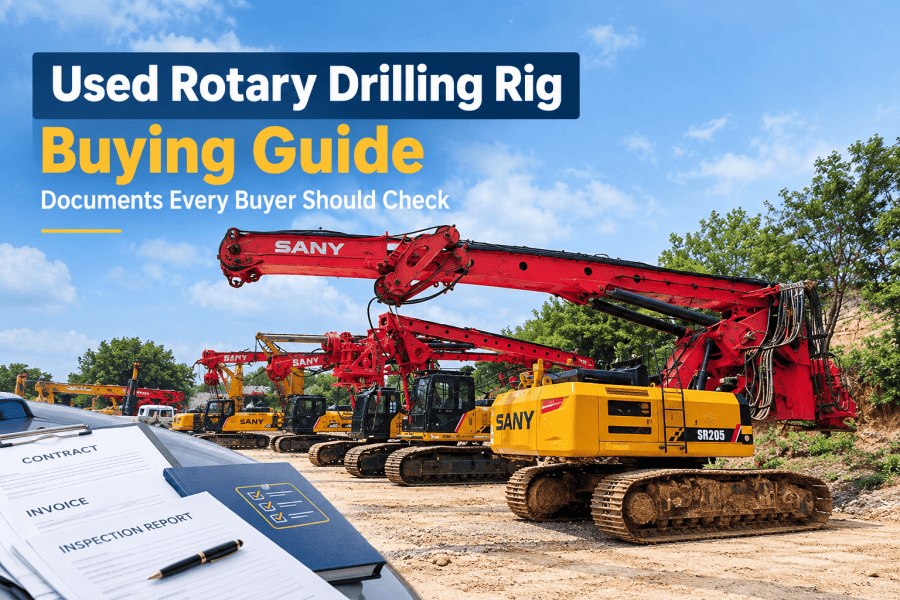 Used Rotary Drilling Rig Buying Documents: What Buyers Should Check